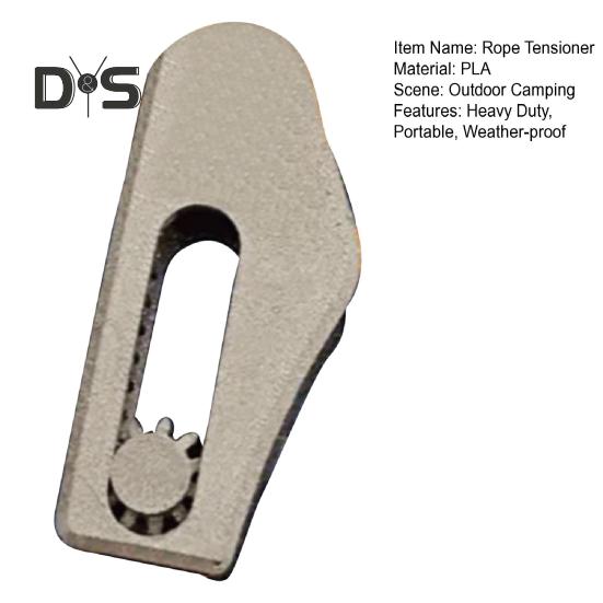 1/2Pcs One-piece Rope Tensioner Heavy Duty 3D Printed Outdoor Hiking Backpacking Camping Tent Guyline Cord Adjuster Wind Rope Buckle