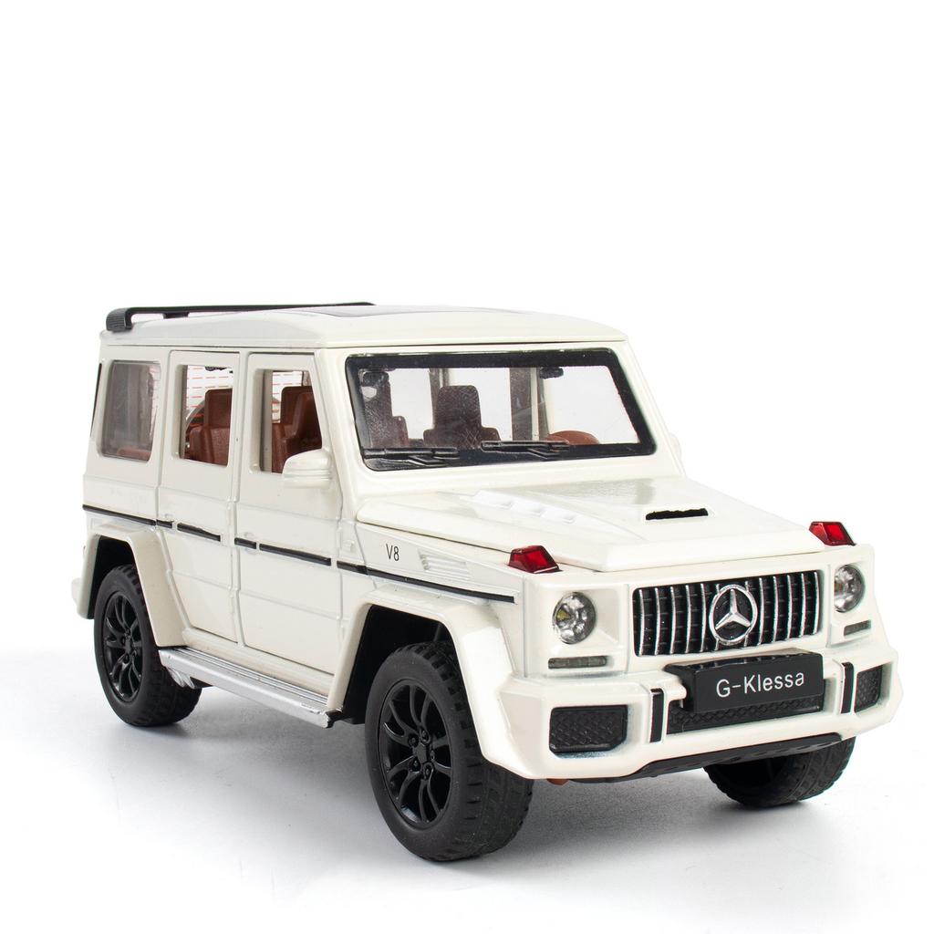 1:32 Scale G63 Alloy Diecasting Cars Toys Models With Light And Sound SUV Vehicle 6 Doors Opened Off-road Children Festival Gift