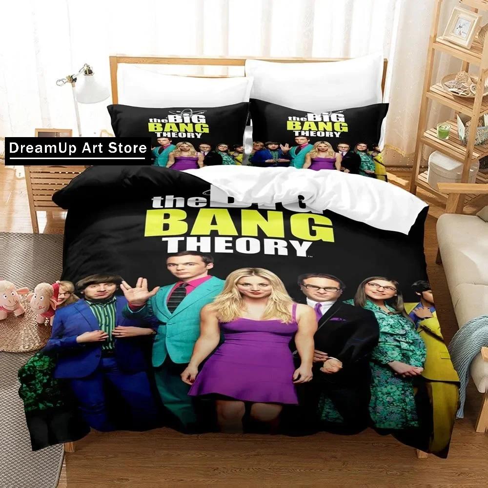 3D Print Fashion Big Bang Theory Bedding Set Boys Girls Twin Queen Full Size Duvet Cover Pillowcase Bed Adult Bedroom