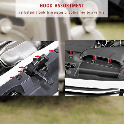 35PCS Befestigungssatz Unterfahrschutz Unter Motorabdeckung Schild Karosserieschrauben Für Nissan Qashqai Innenraumzubehör Auto Befestigungselement & Clip