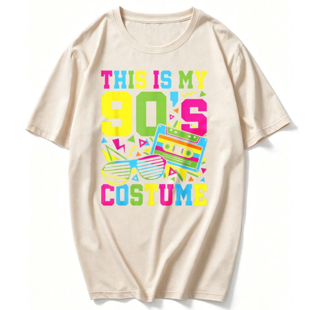 This Is My 90s Costume 1990s 90s Party Outfit Unisex Unisex TShirt Summer Casual Funny Outdoors High Quality Cotton ShortSleev Tee