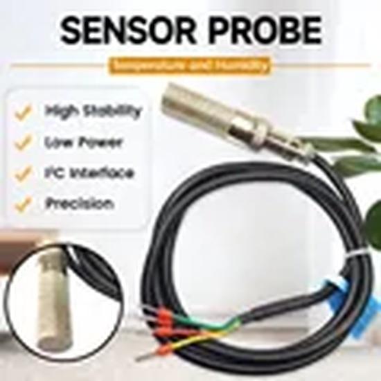 PVC Probe Temperature and Humidity Sensor Module with OLED Display ModBus RTU RS485 4-20mA 0-10V Industrial Sensors Transmitter