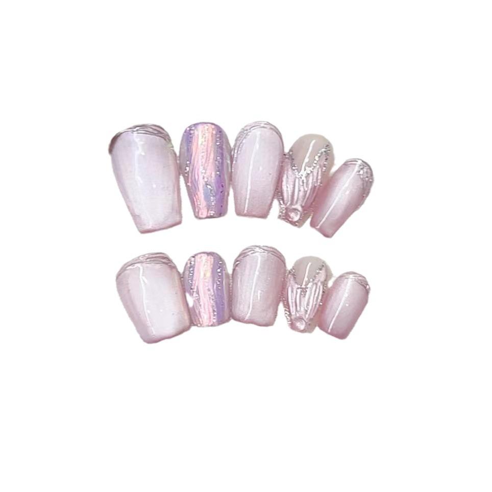 Manicure Pure Handmade Phototherapy Wear Nail Powder Maoyan Yunshuima Original Finished Product Reusable Manicure