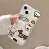 Cartoon dressing puppy for iPhone17promax Apple 16 matte phone case 17/15 anti-drop 14