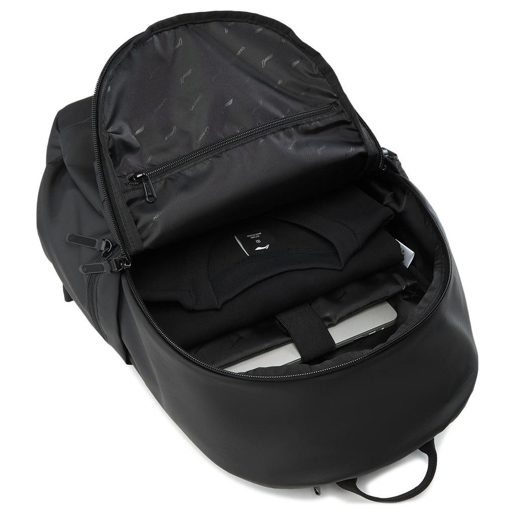 Li Ning Polyurethane Backpack Unisex Black Gradient ABSU205-2