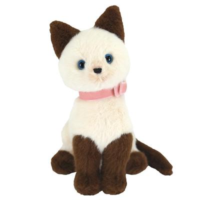 Sunlemon Jolly Beige Sitzend 13 x 12 x 19cm Plüschtier Katze P-9062