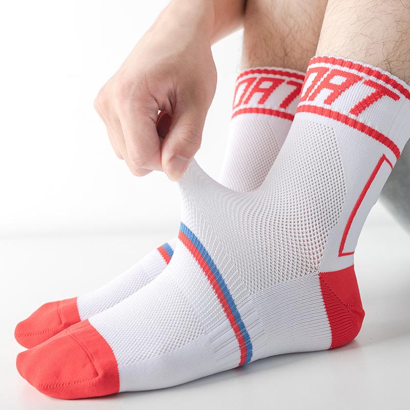 Professional Sport Cycling Socks Men/Women Breathable Running Marathon Outdoor Fitness Travelling Walking Crew Socks