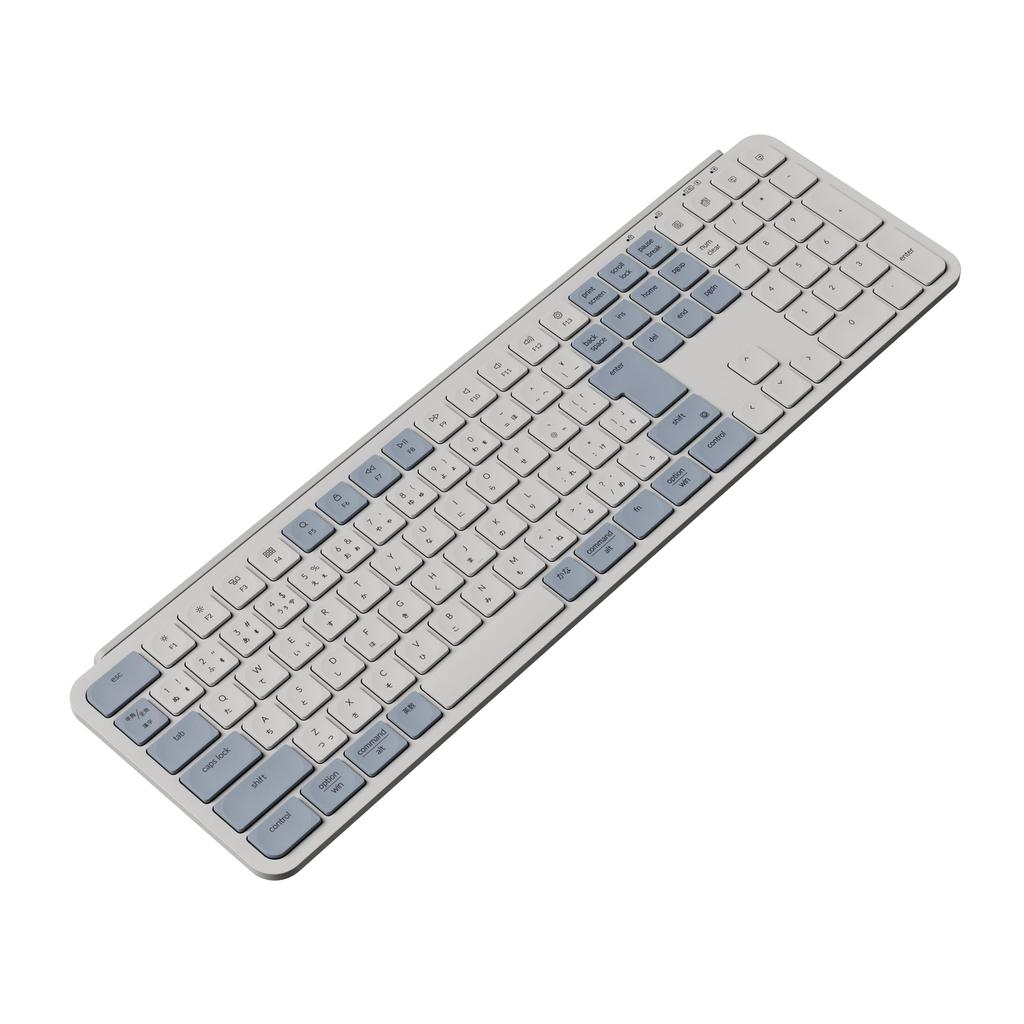 Keychron B6 Pro Wireless with Numeric ZMK Scissor Long Compatible with and Linux JIS Ultra-Slim Keyboard, Full-Size Keypad, Customization, Switches,