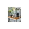 Yamazaki Tower Mosquito Coil Storage Pot, Round, Black, Approx. W17 x D17 x H14 cm (including lid