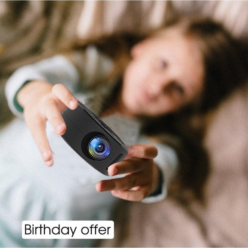 Mini Projector E60 Small Wired Same Screen Projector Home Portable Micro Projector