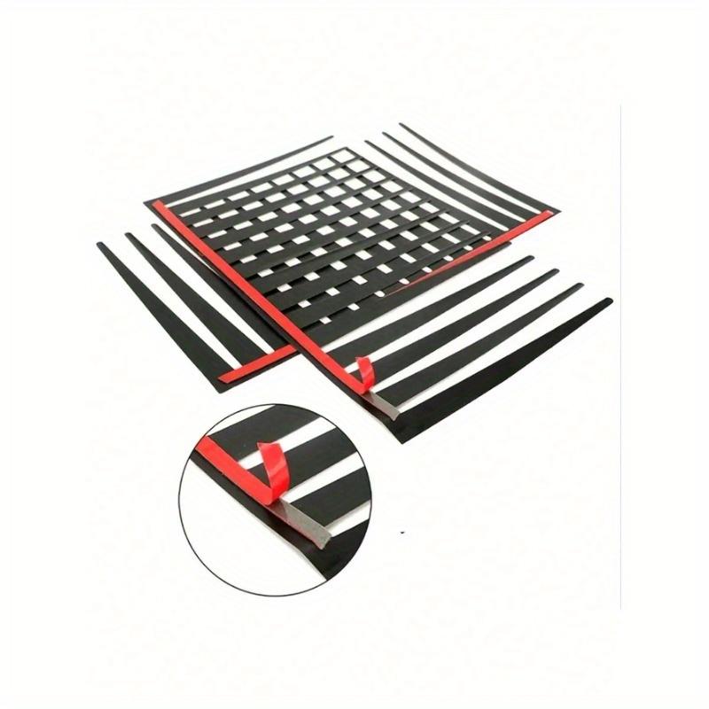 Řasa na auto Samolepka umělé řasy na auto Samolepka na obočí světlometů auta Sada 2 kusů