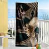 Gothic Style Beach Towel High Absorbency & Quick-Dry Comfortable Lightweight