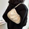 Popular Women Summer Crossbody Bags Fashion Beaded Pearly Single Shoulder Underarm Bags Casual Female Messenger Bag