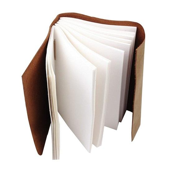 Leather Diary, Handmade Leather Bound Notepad for Men and Women Gift for Any One