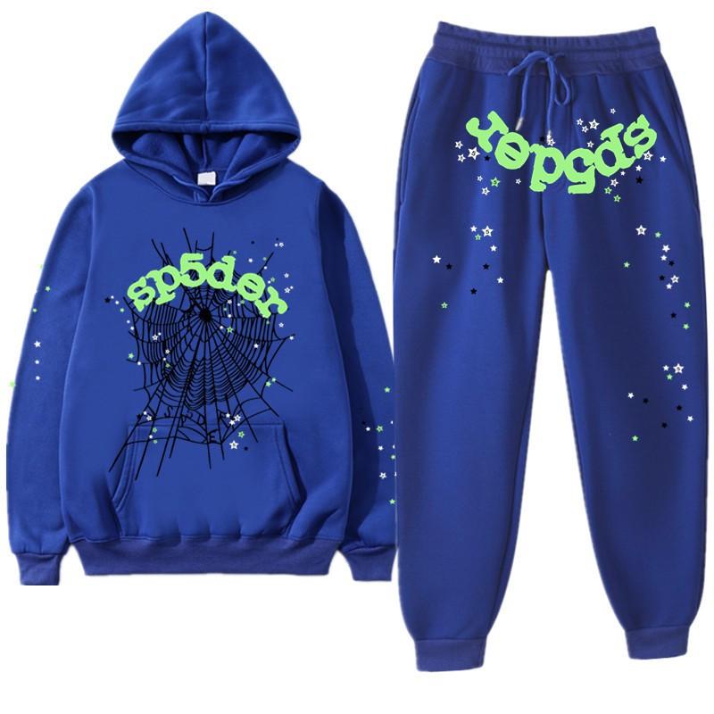 Unisex Hooded Sweatshirt Set With Bold