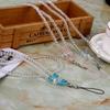 Handmade Crystal Bead Nylon Phone Neck Lanyard - Transparent, Long, Couples' Design