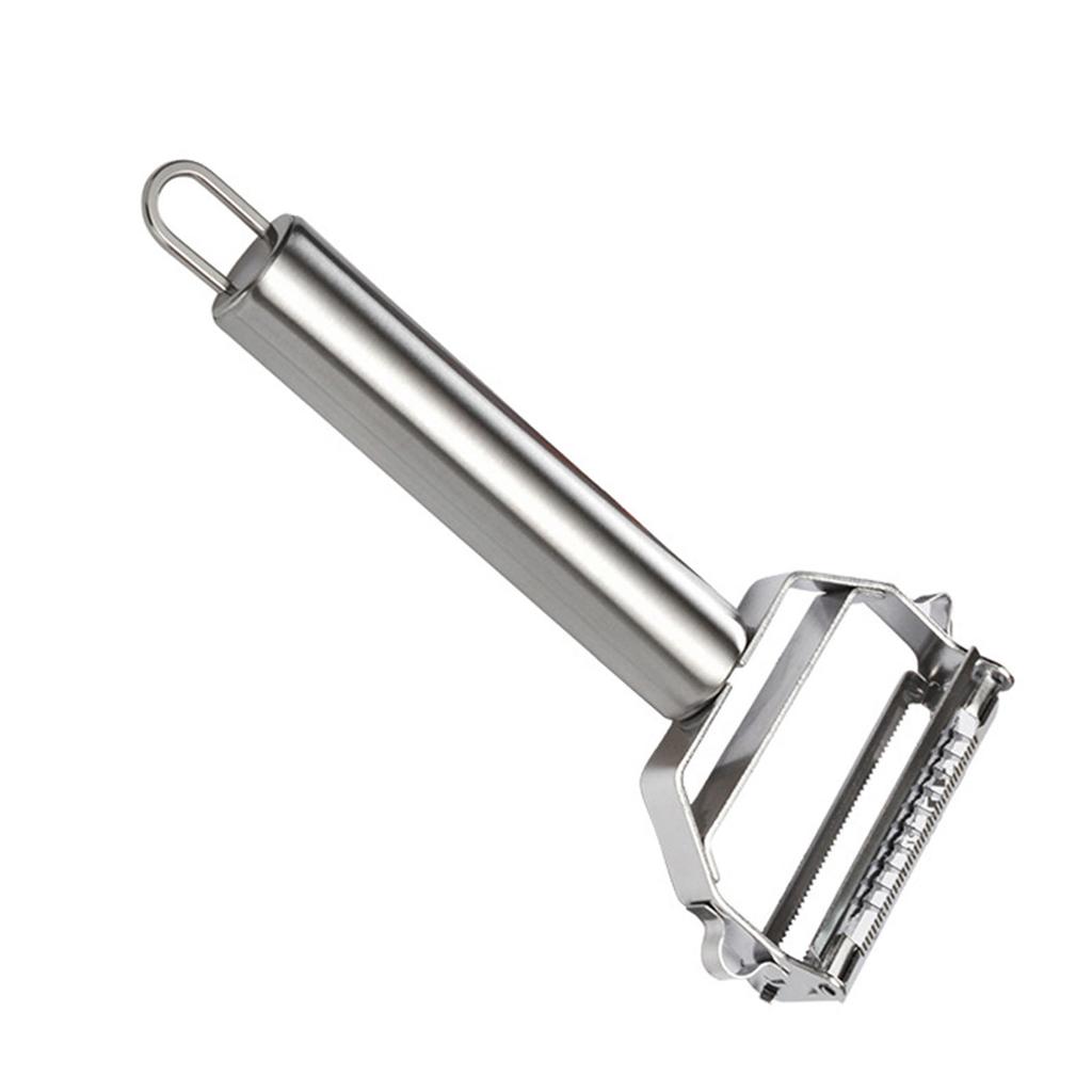 Kitchen Peeler Stainless Steel Double Sided Multifunctional Practical Sturdy Vegetable Fruit Peeler for Home