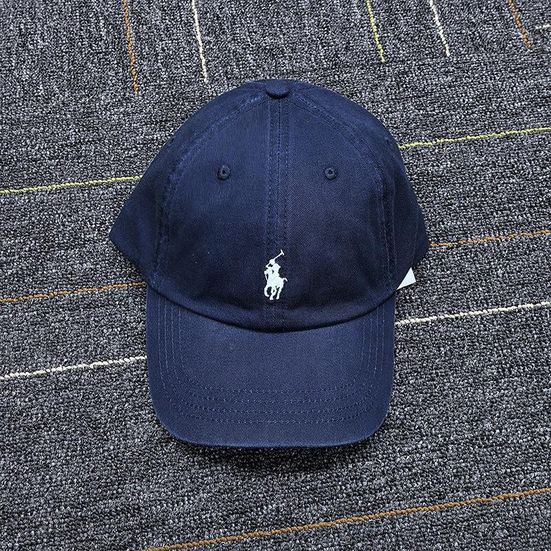 Gorra de Béisbol Polo Ralph Gray RL con Bordado de Logo de Caballo Pequeño - Sombrero de Copa Suave Unisex