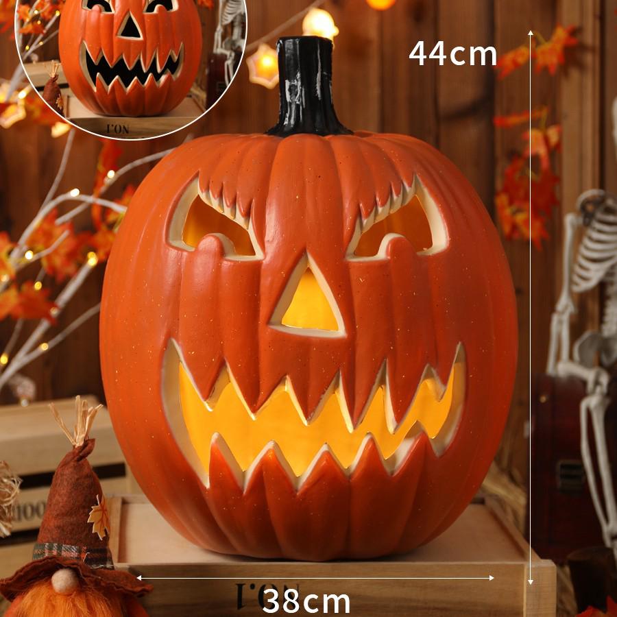 Luminous Large Halloween Pumpkin Lantern: Outdoor Decoration & Shopping Mall Display Props