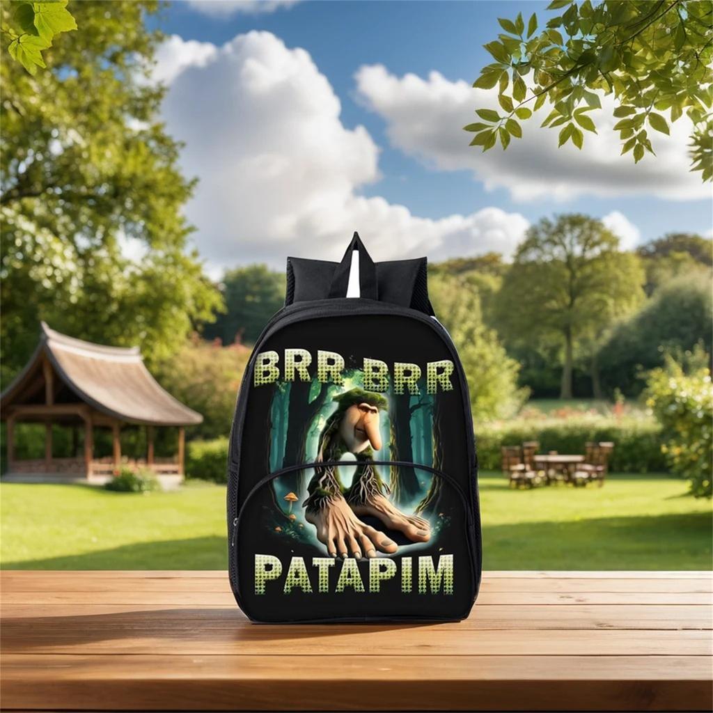 Cartoon Printing Casual Shoulder Bag Junior High School Students Large Capacity Backpacks