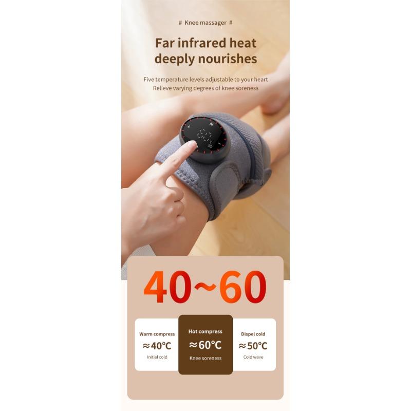 Neu Heizung massage knie pads gemeinsame heiße kompresse warme massage schulter knie ellenbogen drahtlose