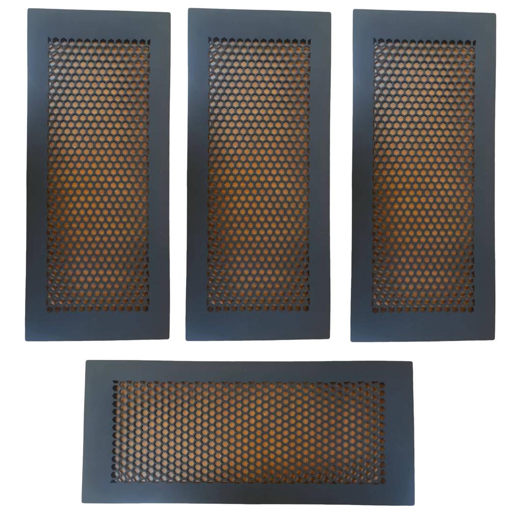 4 Stück Babysicherheit Silikon Lüftungsabdeckungen Einfache Installationen Kindersichere Lüftungsgitter Silikonabdeckungen Verbessert Luftströme für Haus