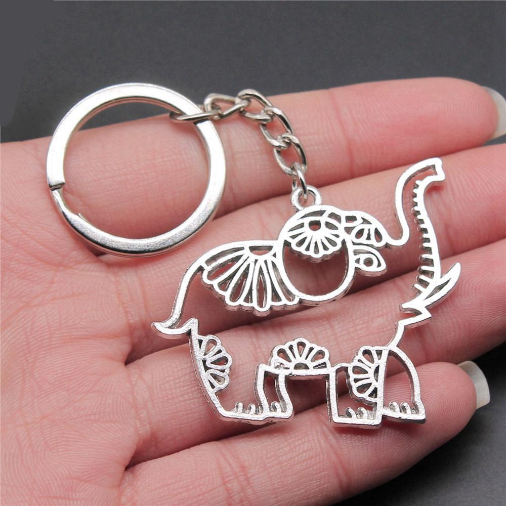 Big Elephant Animal Keychain for Women Best Seller Sweet Christmas Gift Streetwear Car Key Ring