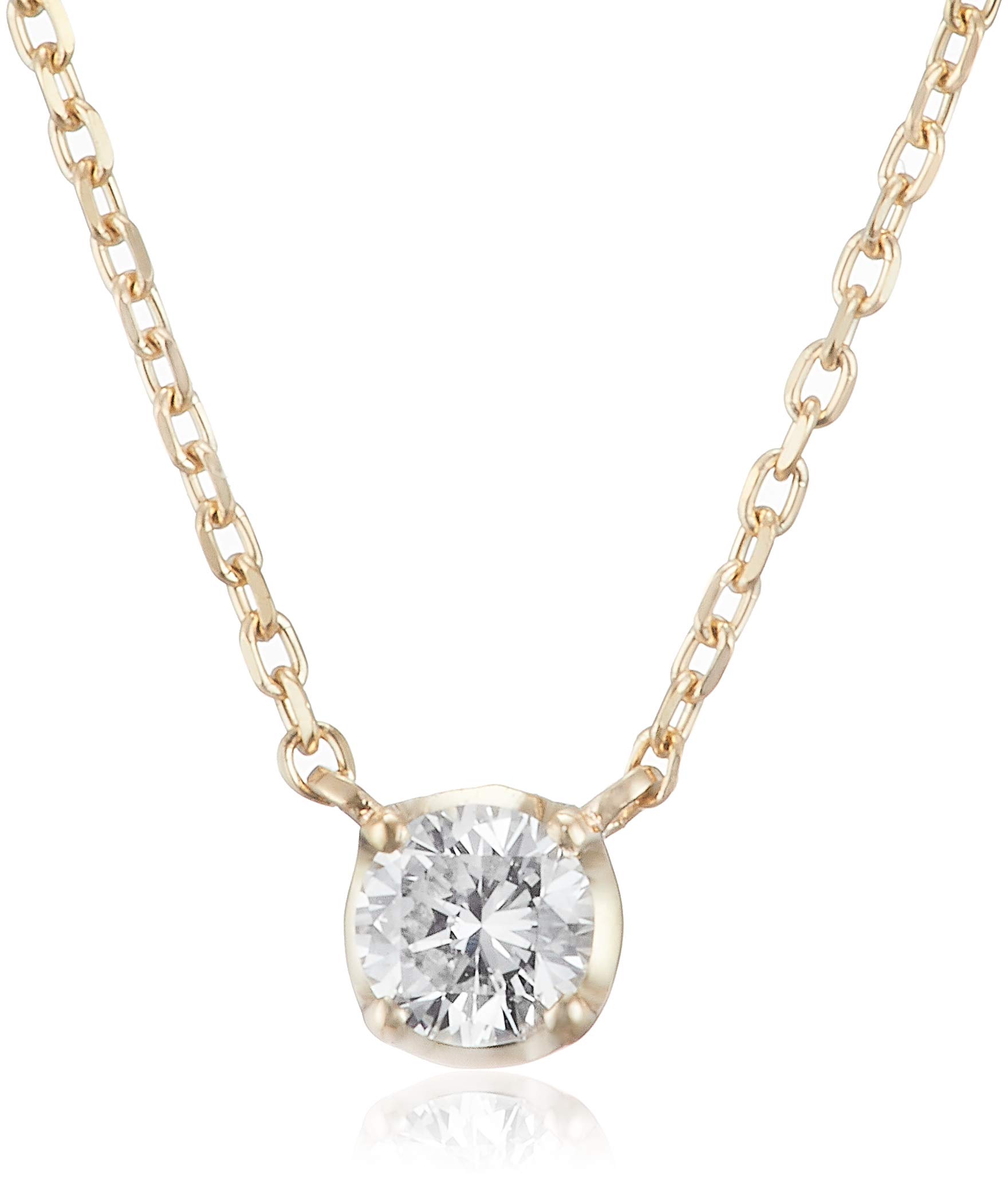 

Diamond K10 Yellow Gold Necklace 111736123010 [Yondo Sea] (YG) Women s