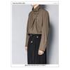 Men's Retro French-Style Stand-Up Collar Irregular Shirt