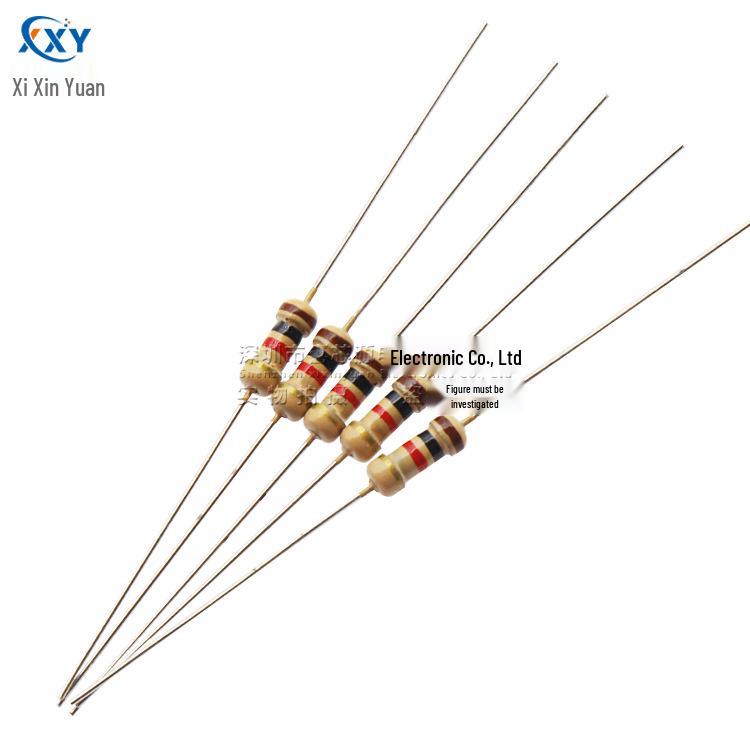 1/4W Carbon Film Resistor, 5% Tolerance, 0.25W Rating, Available in 100K-910K Ohms