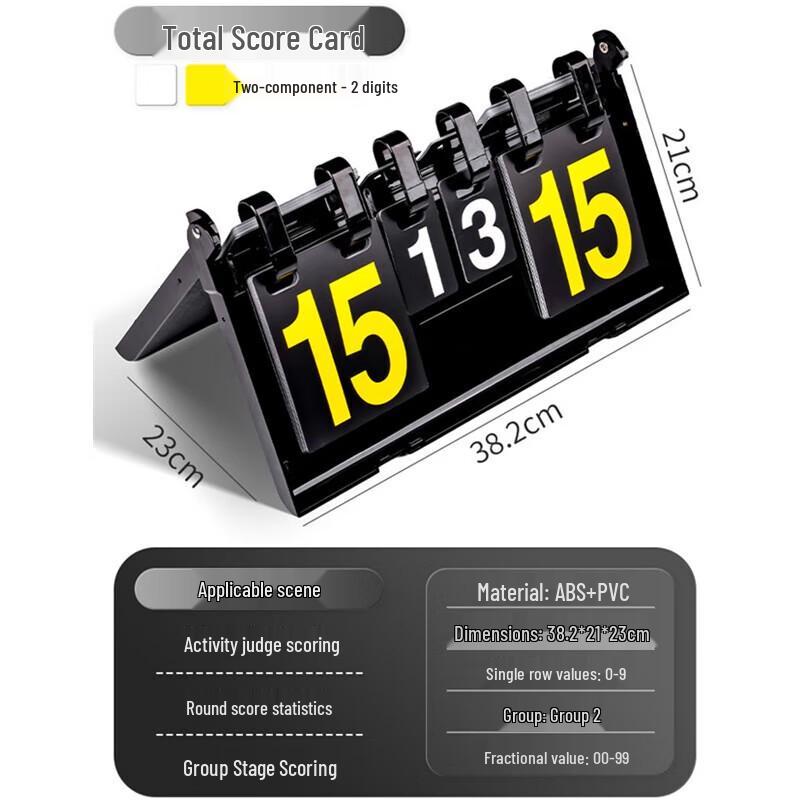WEZHO Multi-Sport Flippable Scoreboard
