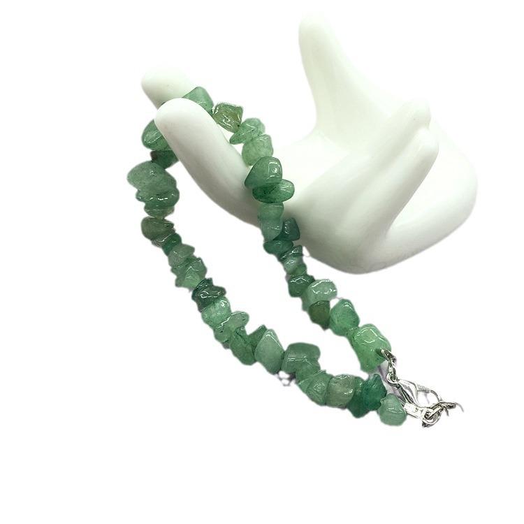 Natural tourmaline powder amethyst pomegranate lapis lazuli obsidian gravel bracelet, a variety of irregular women's jade bracelets