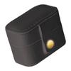 Elegant PU Leather Case Jewelry Organizer Secure Rings and Earrings Storage Container with Soft Velvets Interior