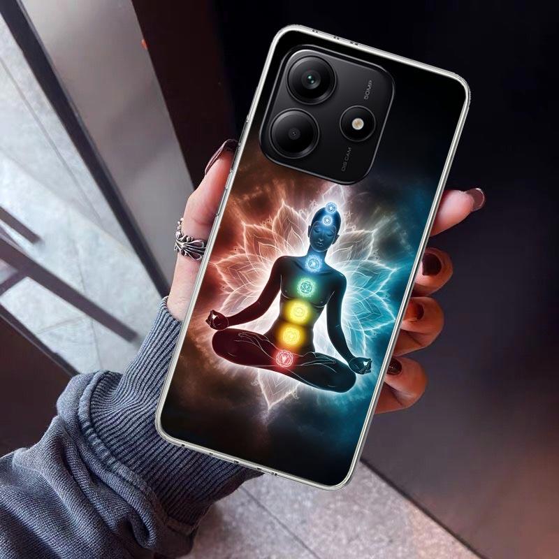 Yoga Chakra Spiritual Energy Universe Phone Case For Xiaomi Redmi Note 15 14 14S 13 12S 12 Pro Plus 11S 11 10S 10 4G Cover 11E 1