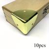 10 Pcs Metal Sheet Corner Wrapping- Gift Box Corner Wrapping Bag Corner Protection Hardware Tools 28mm with Screws Commemorative.