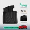 Custom TPE Floor Mats for Toyota BZ5: Stain-Resistant, Waterproof, Includes Trunk Mats.