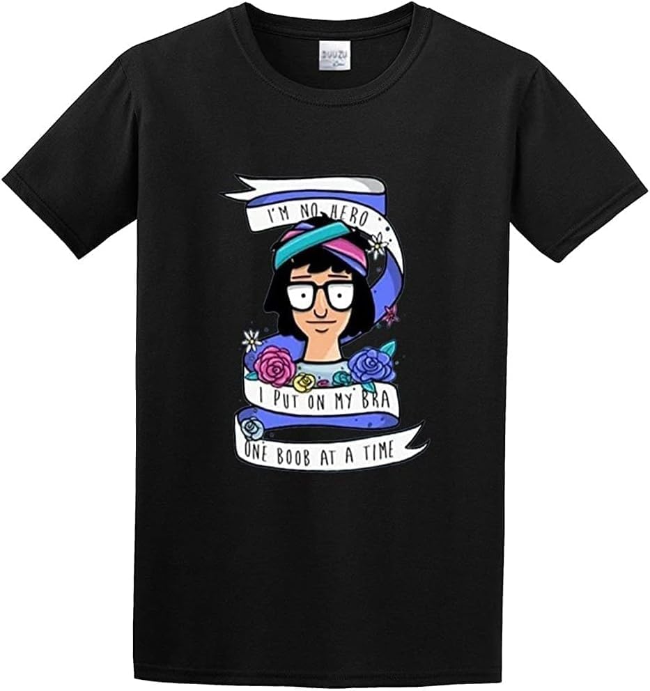 Bob Burgers T-Shirt Mens Unisex Black Tees XS чёрный