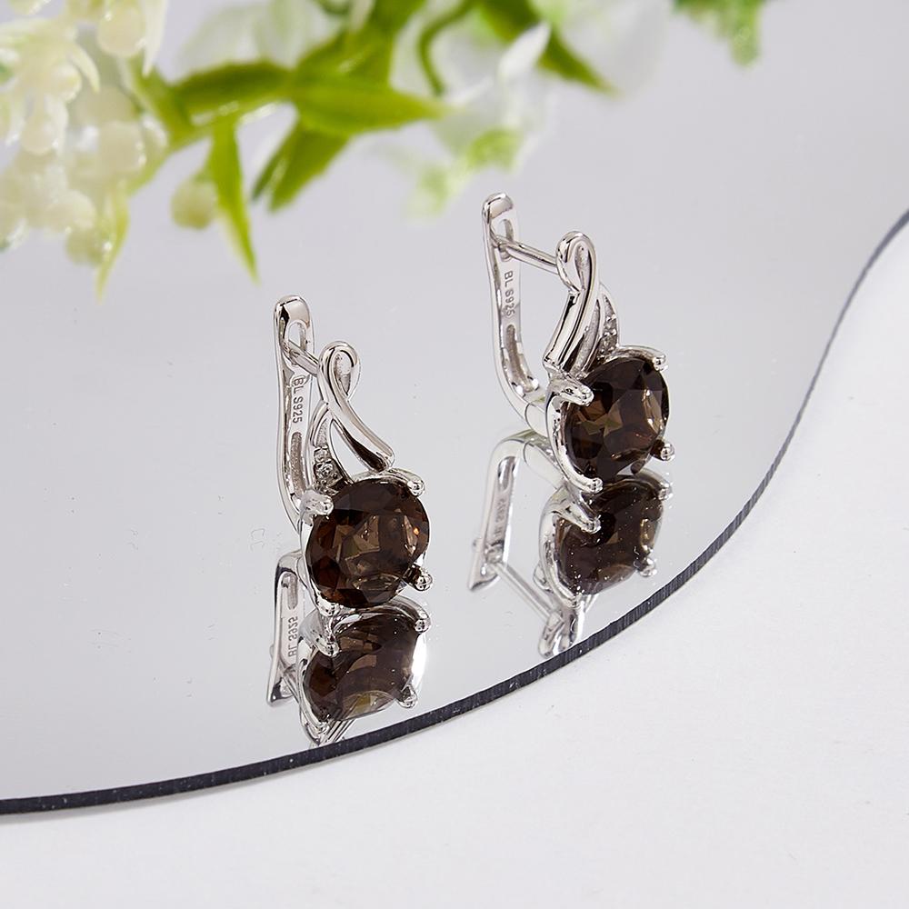 Gioielli di lusso in argento sterling con pietra principale