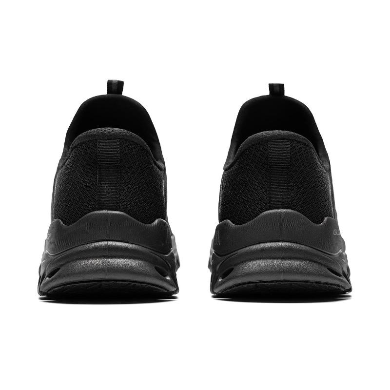 Skechers Slip-ins Men Black Low Top Running Shoes Fabric Cushioned Breathable Lightweight Casual Commute 233010-BBK1