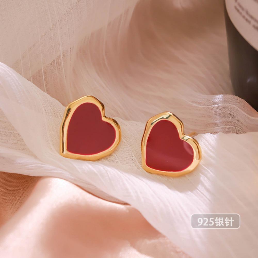 Versatile Earrings Femininity Pearl Stud Earrings Silver Needle Niche Design High-end Earrings