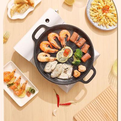 Dantemei 28cm Tragbare Maifanstein BBQ & Grillplatte