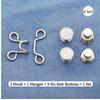 2/4/8 Sets Pant Waist Tightener Button Pins Jeans Button Tightener To Make Smaller Waist Tightener