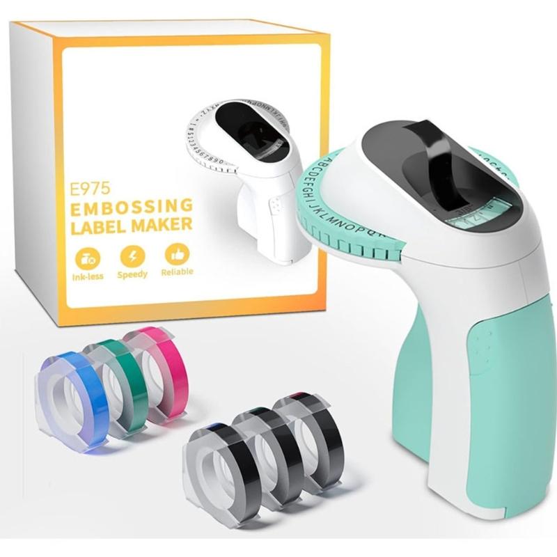 Domowy wytłaczarka etykiet z taśmą Vintage wytłaczarka etykiet Ręczna Vintage wytłaczarka etykiet Wytłaczanie