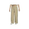 Nike Sportswear Fashionable Comfortable High-Waisted Multi-Pocket Solid Color Cargo Pants Women Pants Khaki Black HJ6858-247