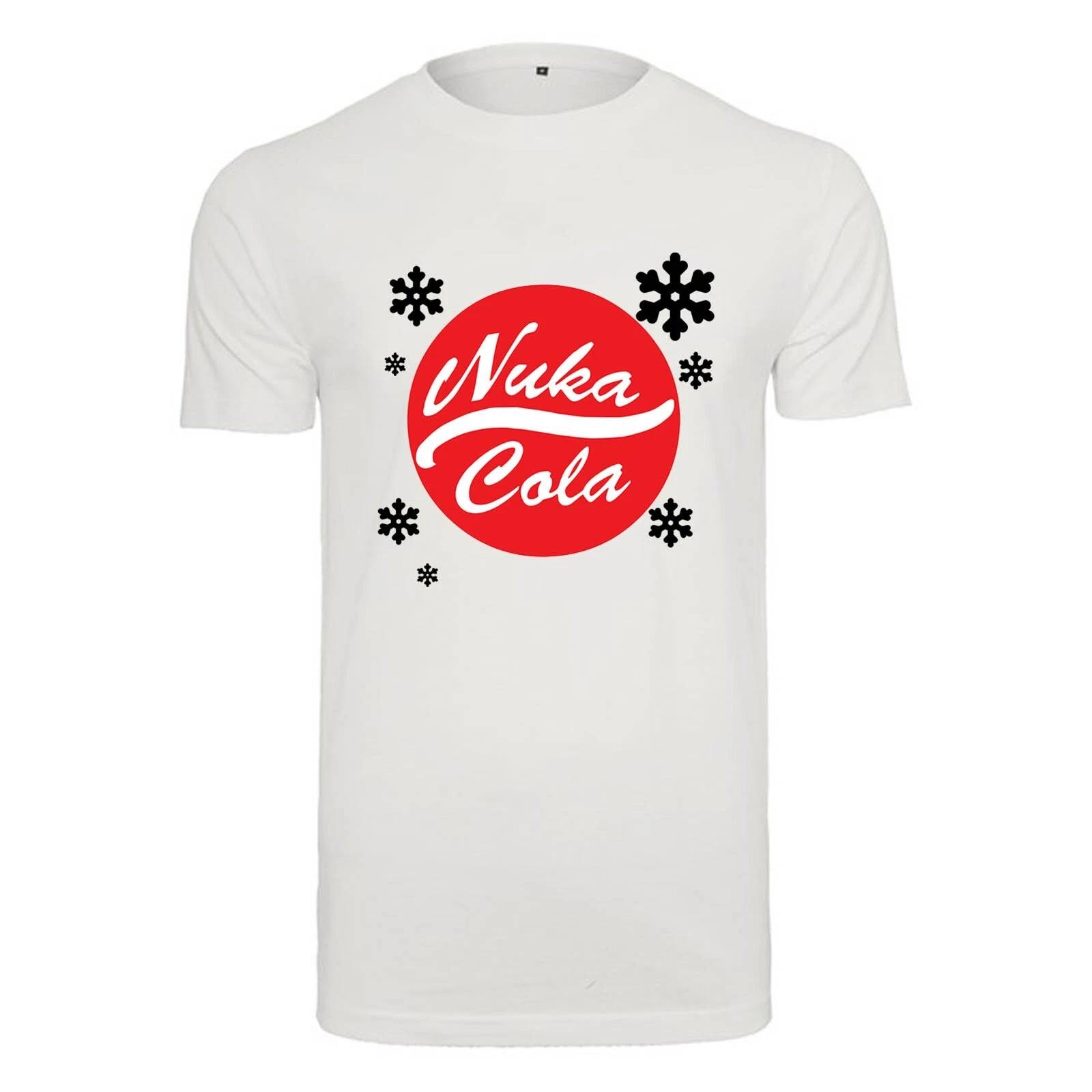 Unisex T-Shirt-Nuka Cola Christmas-Novelty Funny Humour Secret Santa M