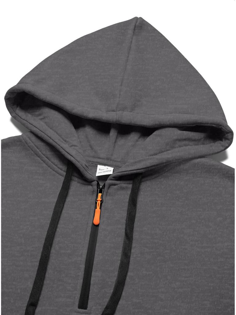 Men’s Custom Logo Hoodie: Cross-border Autumn/Winter Zip Pocket Pullover Jacket