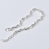 925 Silver Genuine Sterling Silver Chandelier H-Buckle Chain Bold Chain Silver Bracelet (Choose 1 of 2)