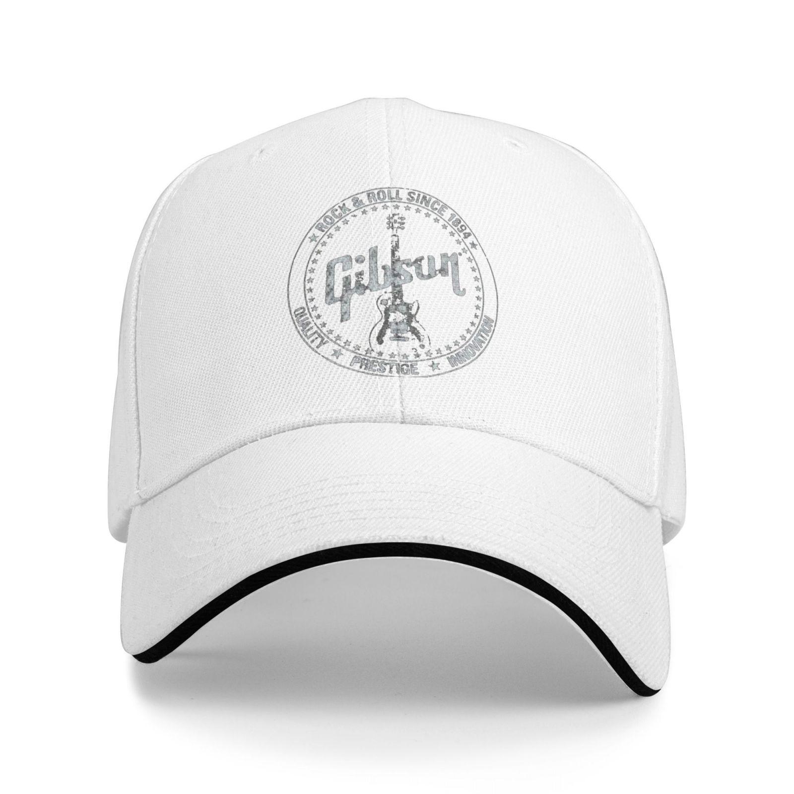 

Gibson Guitar Baseball Cap Fashion Cartoon Anime Sandwich Caps Men Women Adjustable Caps Hat Sport белый