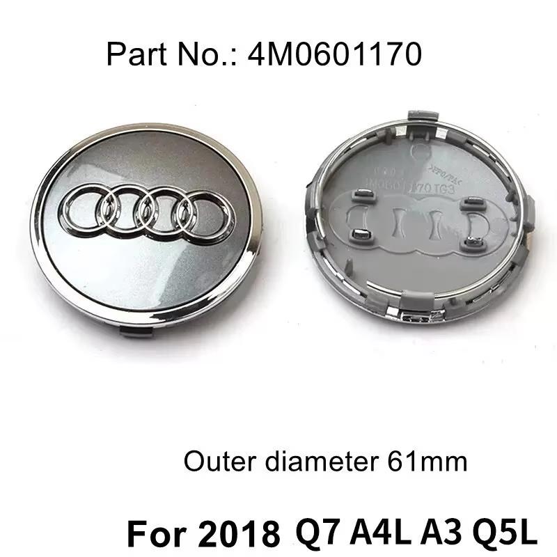 4pcs 2sdwp Wheel Center Cap Hub Covers 60mm-135mm Car Styling Badge Auto Accessories Compatible with A3 A4 A5 A6 A7 S4 Q7 Q3 sdwp2