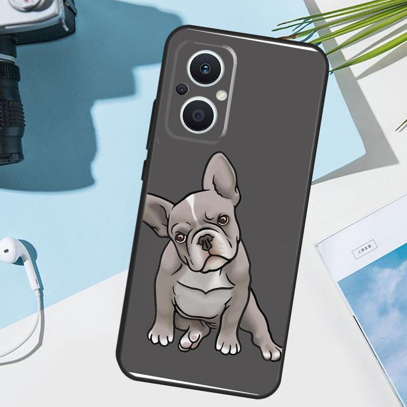 French Bulldog Dog Case For OPPO Reno 11 12 13 13F 12F 11F 8T 7 8 10 Pro OPPO Find X8 Pro X6 X3 X5 Lite Cover